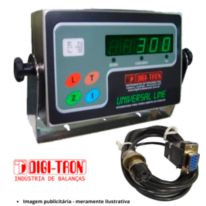 Cabo de Comunicação Serial RS232 p/ Balança Digitron DG-N Para Computador