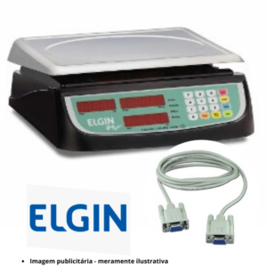 Cabo de Comunicação Serial RS232 p/ Balança Elgin DP15 Plus