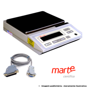 Cabo de Comunicação Serial RS232 p/ Balança Marte AS