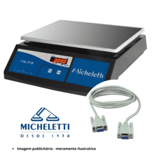 Cabo de Comunicação Serial RS232 p/ Balança Micheletti P-15