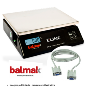 Cabo de Comunicação Serial RS232 p/ Balança Balmak E-line ELP
