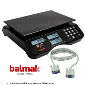 Cabo de Comunicação Serial RS232 p/ Balança Balmak One Computadora