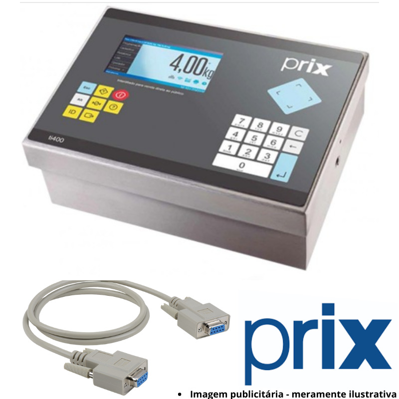 Cabo de Comunicação Serial RS232 p/ Balança Toledo Ti400 - Computador - Imagem 6