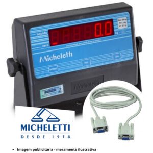Cabo de Comunicação Serial RS232 p/ Balança Micheletti Mic Indicador