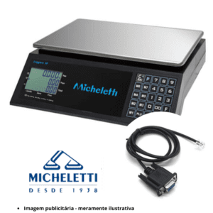 Cabo de Comunicação Serial RS232 p/ Balança Micheletti Legerra