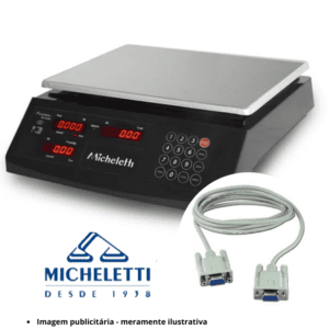Cabo de Comunicação Serial RS232 p/ Balança Micheletti Premium