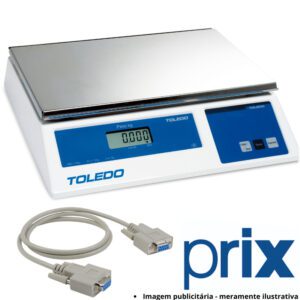 Cabo de Comunicação Serial RS232 p/ Balança Toledo 9094