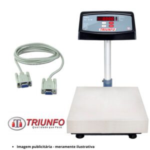Cabo de Comunicação Serial RS232 p/ Balança Triunfo PLT Mini Slim
