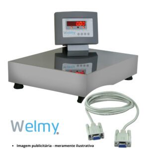 Cabo de Comunicação Serial RS232 p/ Balança Welmy W (Indicador)