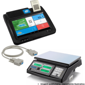 Cabo de Comunicação Serial RS232 p/ Nons TouchOne com Elgin SA110