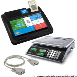 Cabo de Comunicação Serial RS232 p/ Nons TouchOne com Toledo Prix 3 Light/Fit/Plus
