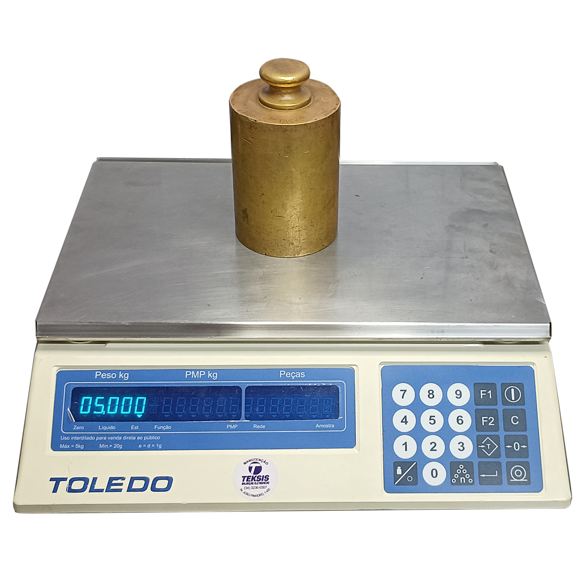 Toledo 3400 - Contadora - 5kgx1g - REVITALIZADA - Imagem 2